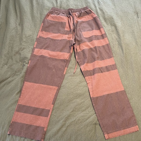 Pants - Striped Brown and Tan Women’s pants